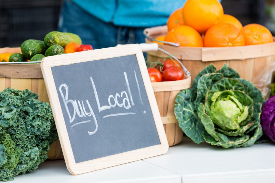 Fresh farmers market veggies