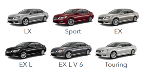 2015 honda accord trim levels